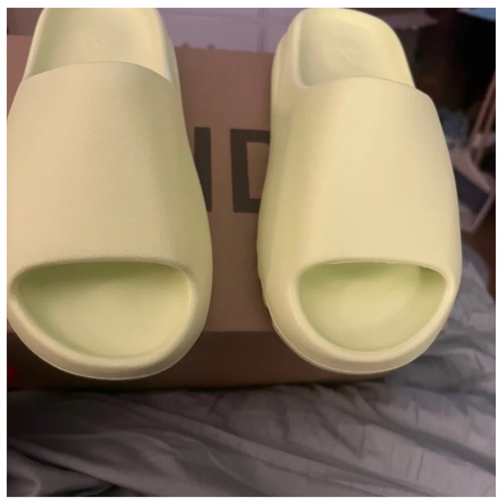 adidas Women's Slippers in Light Yellow